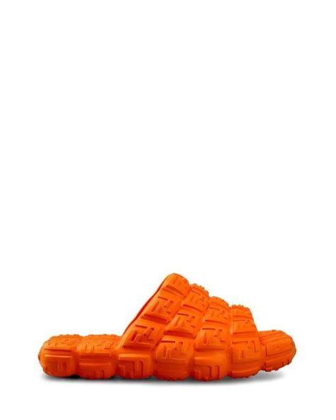 orange fendi slides|fendi slides for sale.